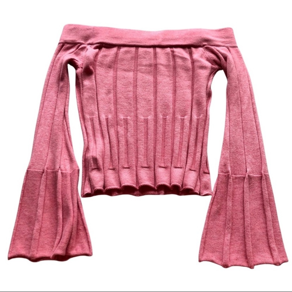 Finders Keepers Pink Off The Shoulder Top